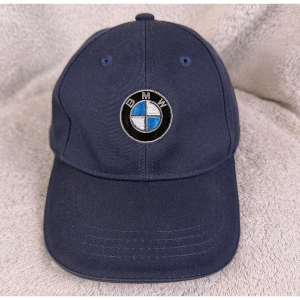 Genuine BMW Hat Youth Strap Back‎ Adjustable Navy Cap